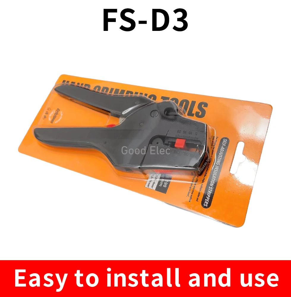 FS-D3 Саморегулирующийся инструмент для зачистки изоляции диапазон проводов 0 08-4