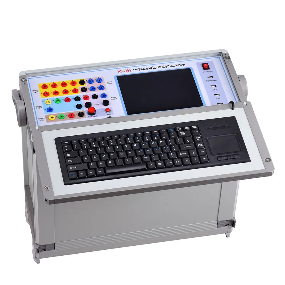 

Six Phase Relay Protection Tester Relay Tester Secondary Injection Relay Test Set