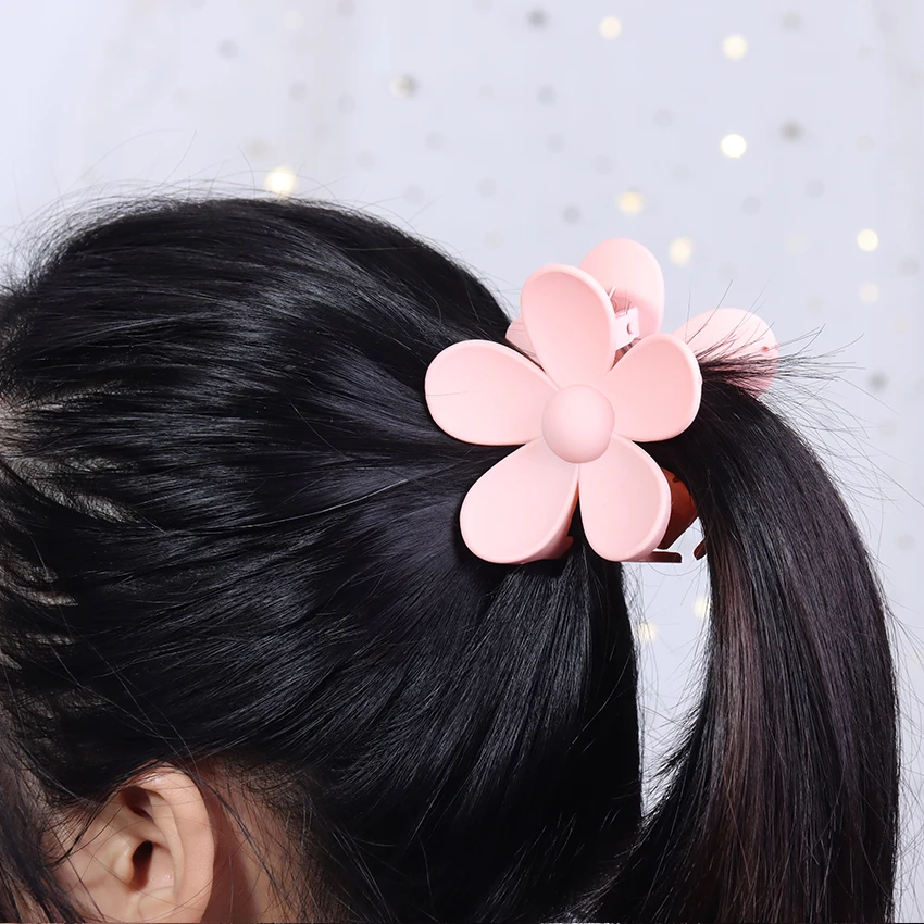 

Заколка-краб для волос, в форме цветка, 1 шт.