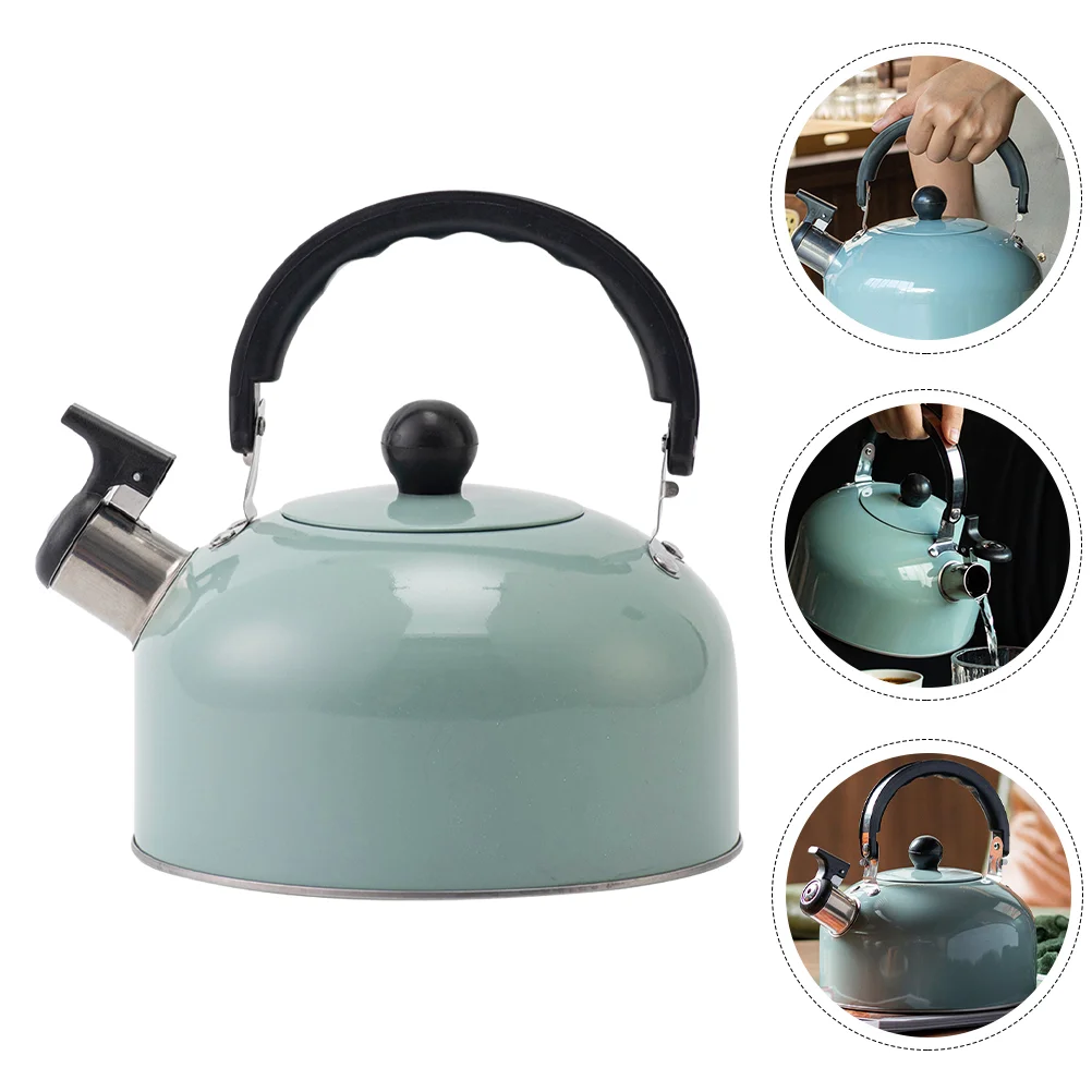 

Kettle Tea Whistling Water Teapot Pot Stovetop Stove Steel Stainlessboiling Electric Camping Heatingcoffee Pots Whistle