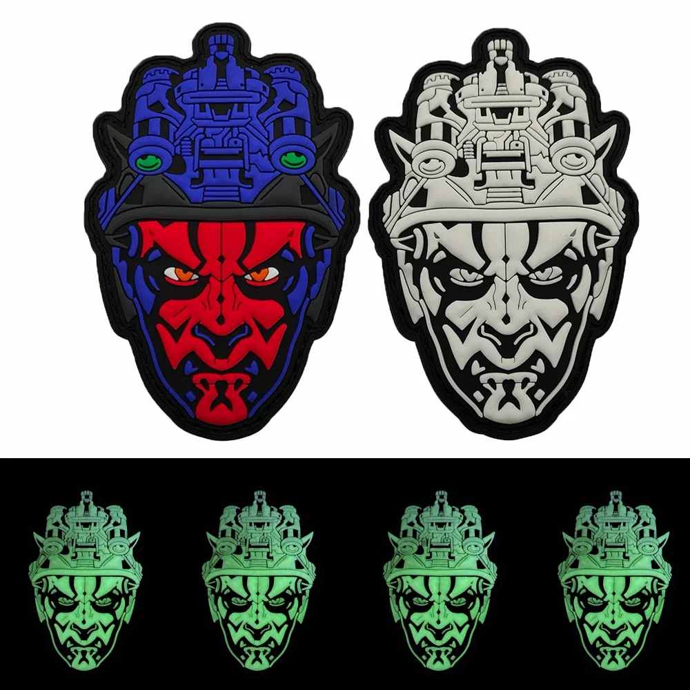 Тактическая японская резиновая маска самурая из ПВХ забавная этикетка наклейка