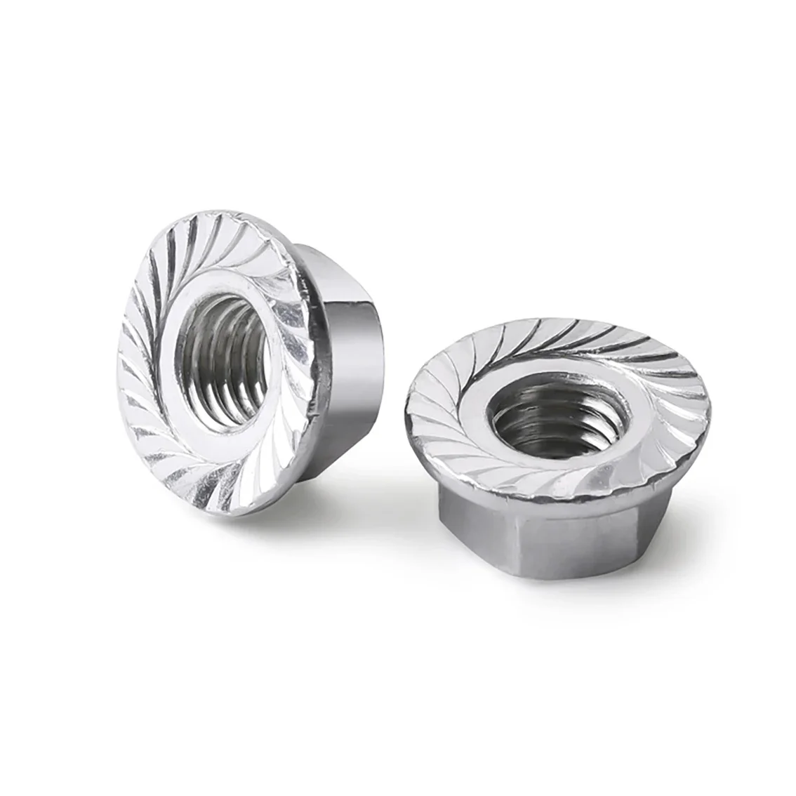 5-100 шт. 6061 фланцевая гайка из алюминиевого сплава M5 M6 M8 M10 метрическая