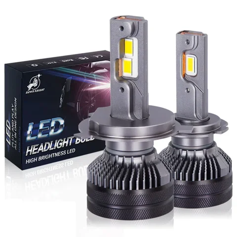 DAWNKNIGHT K5C 4300K 110W H7 H4 Светодиодная лампа двойная медная трубка 3000K светодиодные фары для автомобиля H1 H11 HB3 9005 HB4 9006 Светодиодная лампа для фар