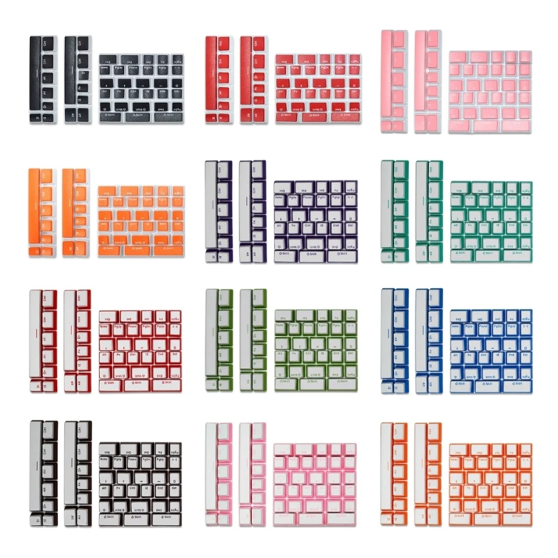 6u 6.5u Space Bar PBT Keycaps Double Shot  Keycaps for Corsair STRAFE K65 K70 K95 Mechanical Keyboard Keycap