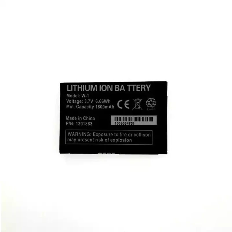 

Wifi Battery W-1 W1 for Sierra W801 W802 Aircard 753S 754S 778S 854S Mobile Hotspot 1800mAh