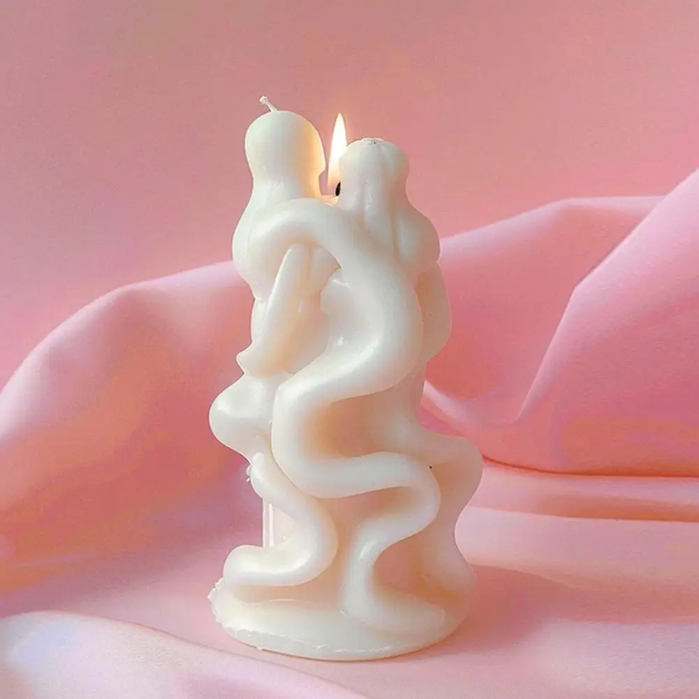 Силиконовая форма для свечей человеческая цилиндрическая ароматерапия свеча