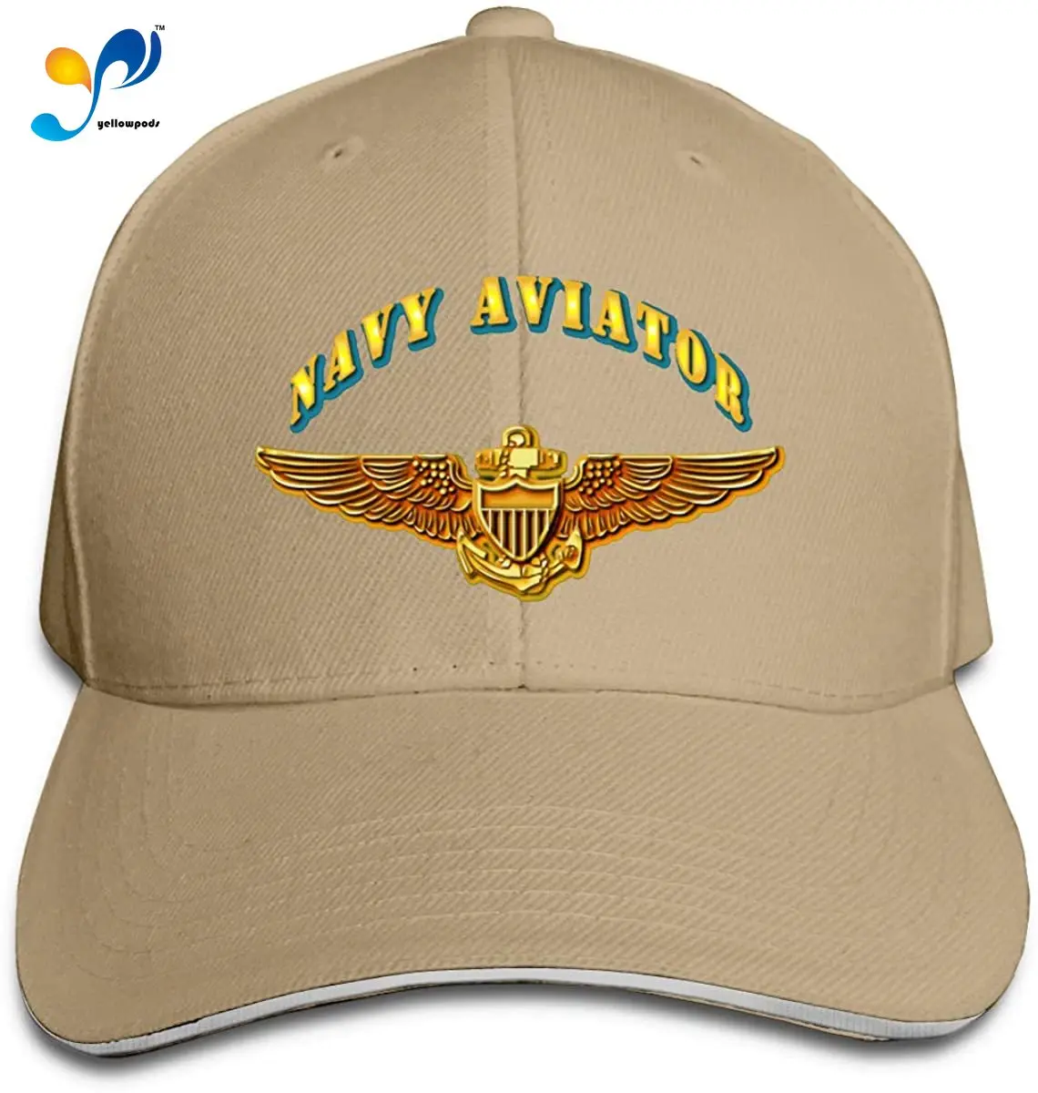

US Navy Aviator Men Cotton Classic Baseball Cap Adjustable Size