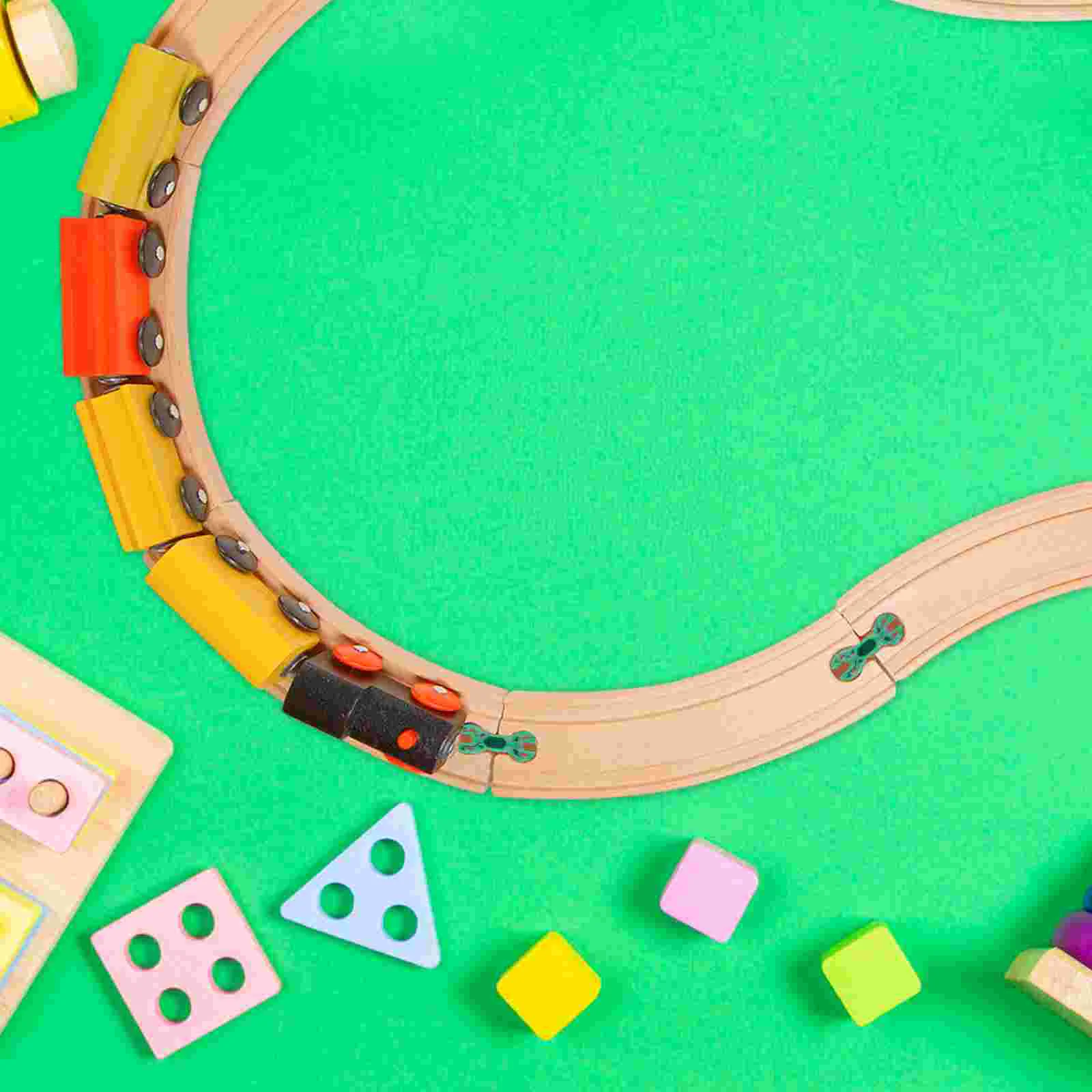

Track Connector Train Buckle Funny Railway Model Plastic DIY Pretend Adaptors Playing Trains