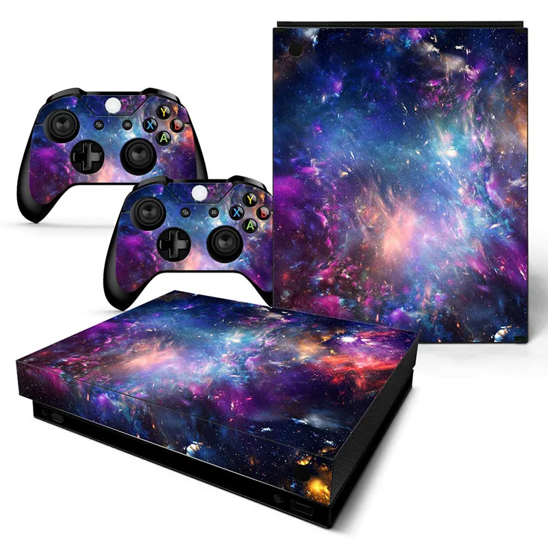 

Starry sky Good quality Vinyl Controller Covers Skin Sticker for Xbox one X