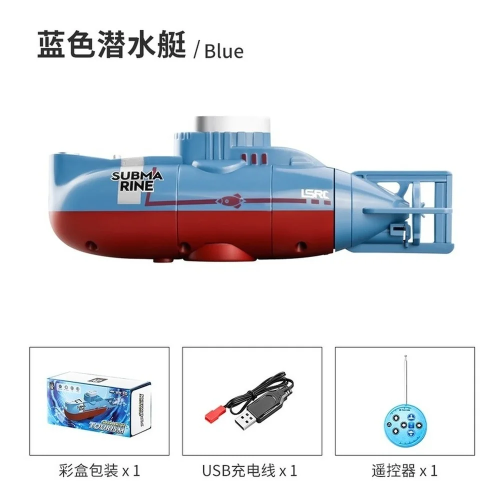 

Children Toys RC Submarine 0.1m/s Speed Remote Control Boat Waterproof Diving Toy Simulation Model for Kids Boys Girls Gift 56