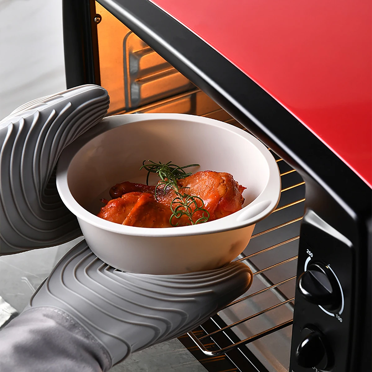 2 шт. силиконовый противень для бытовой духовки легко снимается прямоугольная