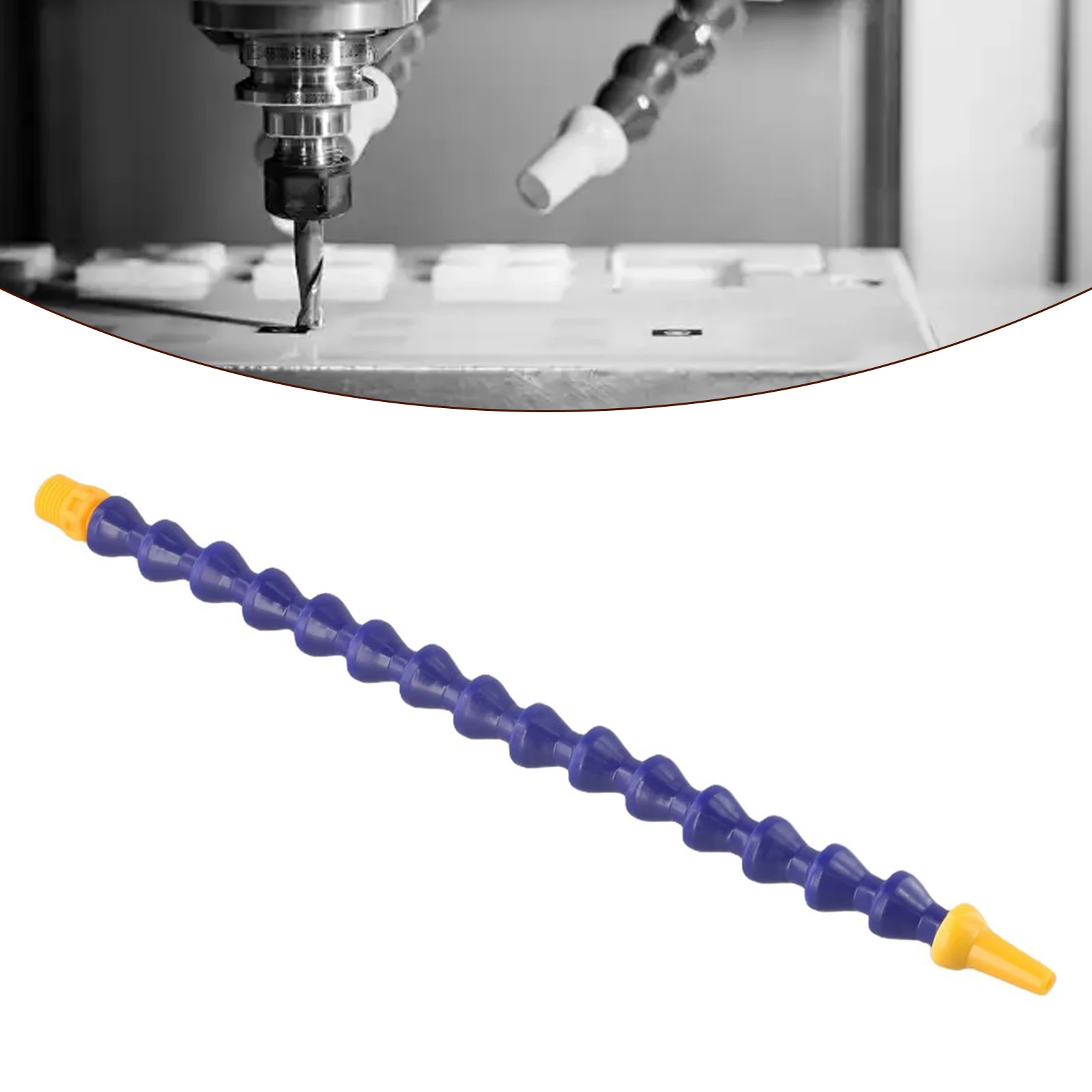 1 шт. 300 мм пластиковый гибкий шланг для масляной охлаждающей жидкости круглая