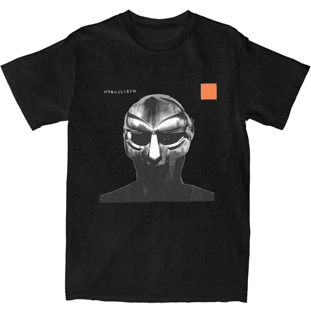 Мужская хлопковая футболка с круглым вырезом в стиле ретро