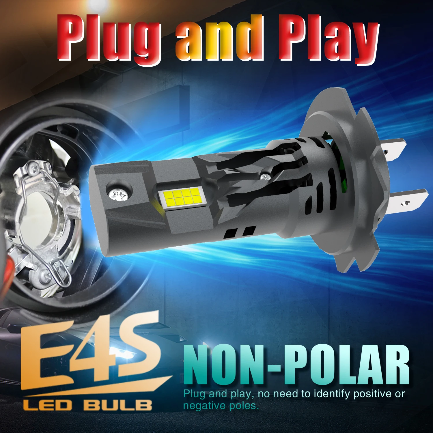 2 шт. Автомобильные светодиодные противотуманные фары 12 В 55 Вт