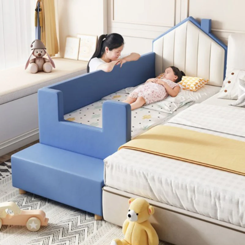 

Fashion Sleeping Kids Bed Girls Bumper Single Floor Bed Children Mattresses Luxury Lit Cabane Enfant Decoration Accessories