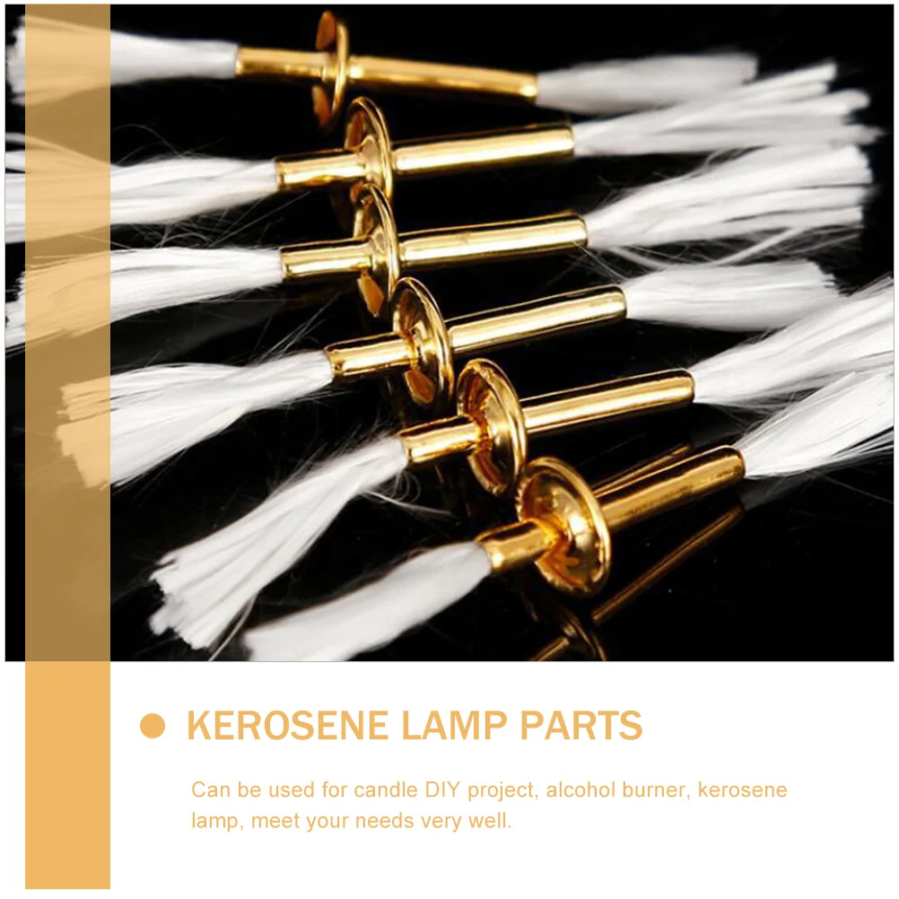 2 шт. фитильная трубка сделай сам для масляной лампы сплав масла металлическая