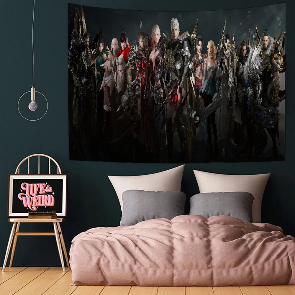 Игра Lost Ark красочный гобелен настенный с цветком хиппи настенные ковры декор для