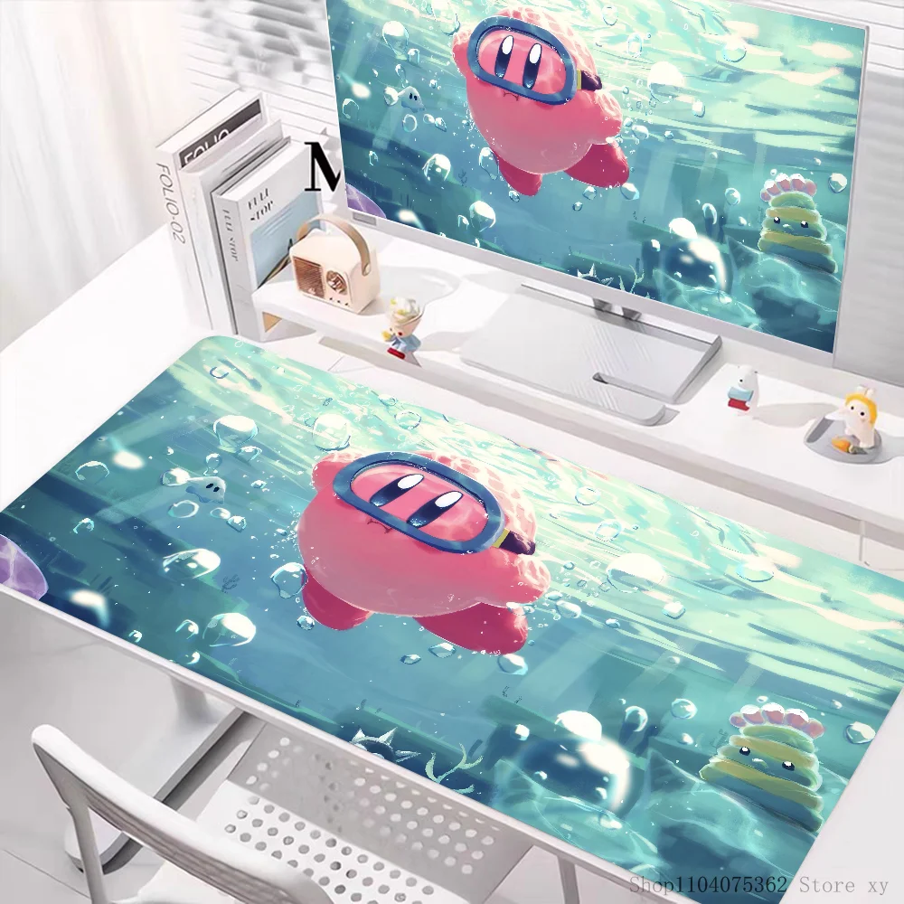 Anime Mousepad Large Gaming Mouse Pad LockEdge Thickened Computer Keyboard Table Desk Mat K-Kirby-y