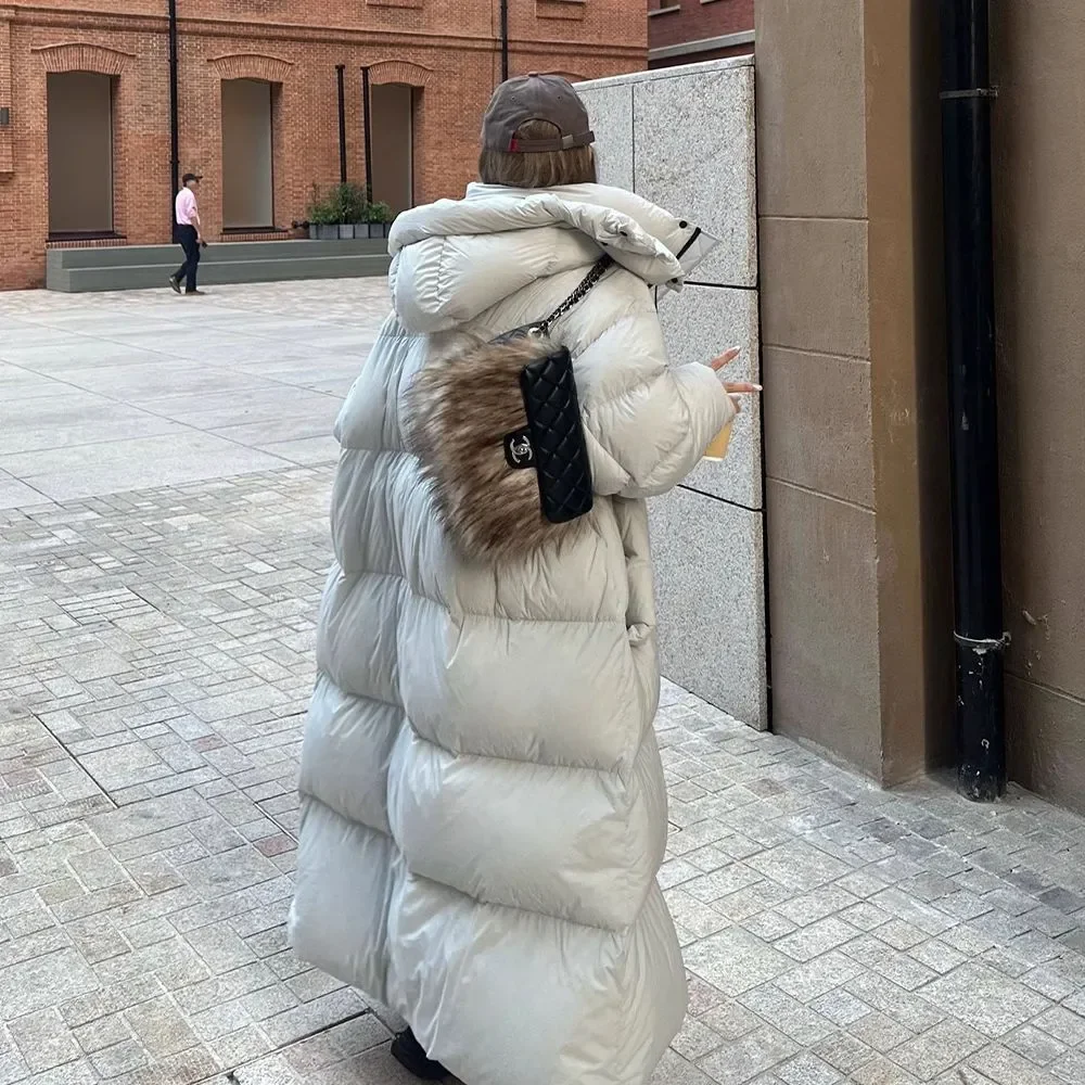 Зимние пальто для женщин новинка 2024 теплое длинное хлопковое высококачественное