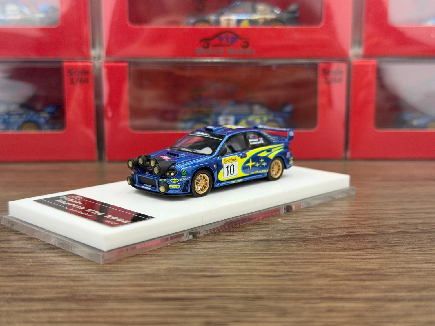 Фото Готовые акции Vip 1:64 Impreza WRC Коллекция из смолы Подарочная масштабная модель автомобиля №5