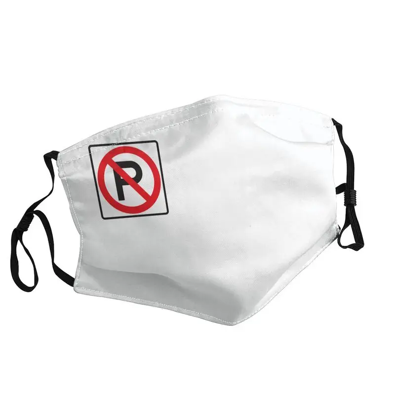 

Маска для лица с символом парковки для мужчин и женщин, Пылезащитная моющаяся маска, респиратор