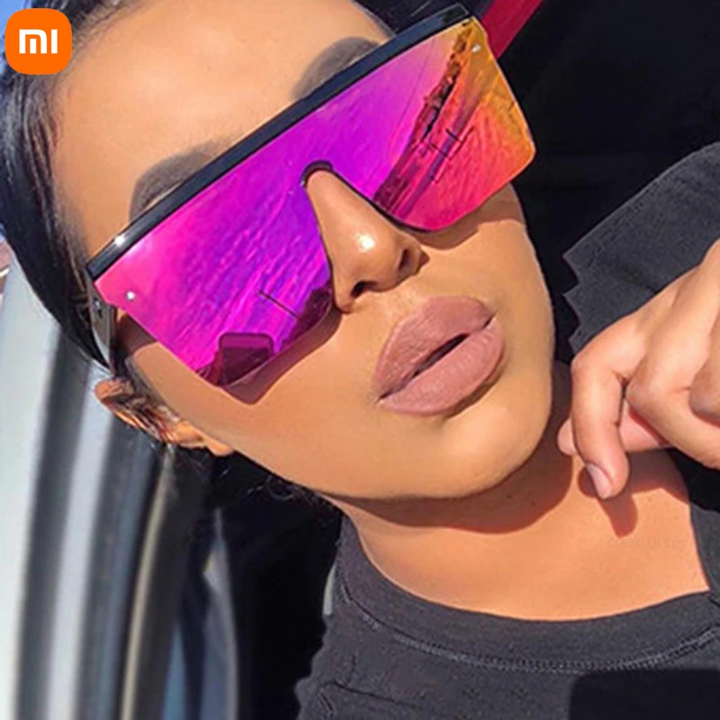 

Xiaomi Youpin European Sunglasses Men's Oversized Sunglasses Women Square Sun Glasses Vintage Outdoor Eyewear Frame Sunglasses