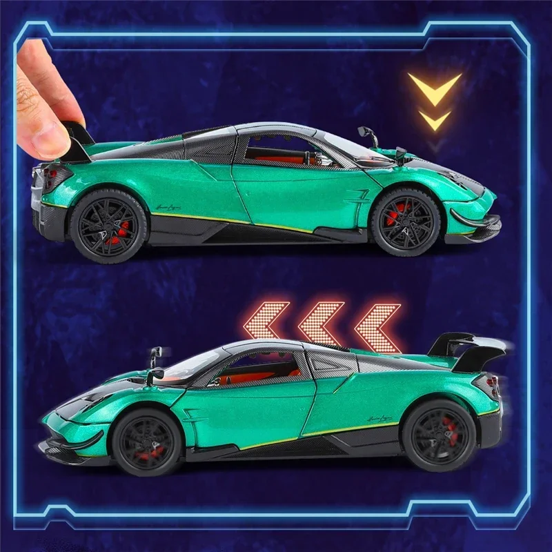 Pagani Huayra BC Масштаб 1:24 Литая Под Давлением Металлическая Модель Спортивного