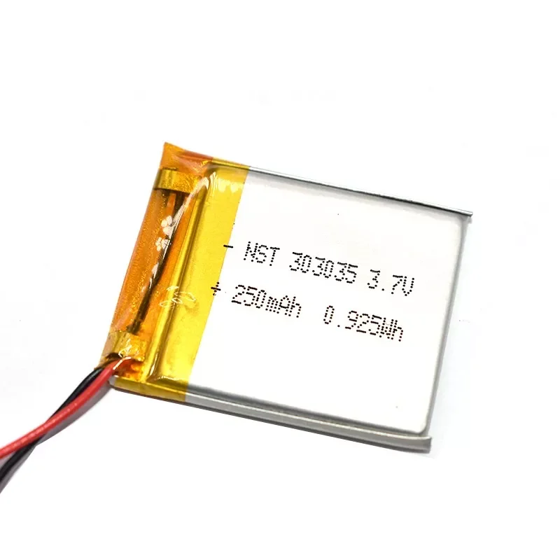 

350mAh 303035 Li-ion Polymer Lithium Battery 3.7v Li-po Li Ion Polymer Bateria MP3 MP4 GPS Medical Device Batteries