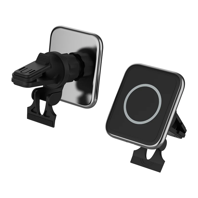 

15W Fast Qi Magnetic Wireless Charger Car Air Vent Phone Holder Mount Compatible with Magsafe Case for iPhone 12 13 Pro Mini Max