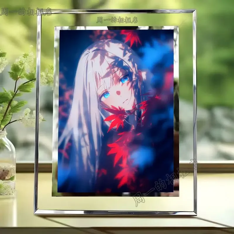 Project Sekai 25 Nightcord Yoisaki Kanade Красочная сценическая картина Рамка из хрустального