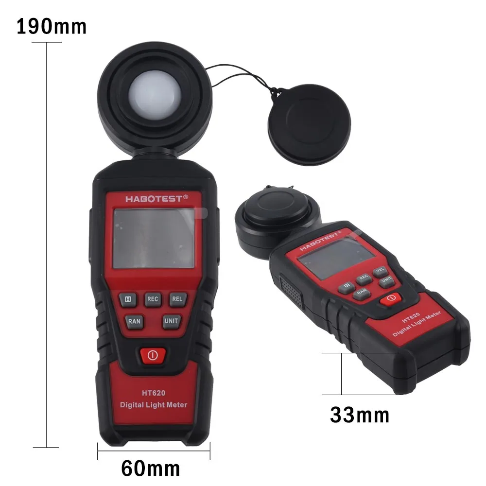1 шт. HABOTEST HT620 цифровой измеритель света люкс тестер анализатор освещенности для