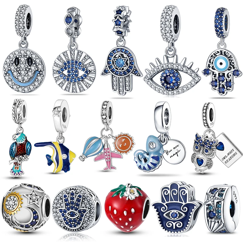 

Hot Arrival 925 Sterling Silver 2022 New Dangle Charm Beads Fit Original Pandora Bracelet Sterling Silver S925 jewelry lady Gift