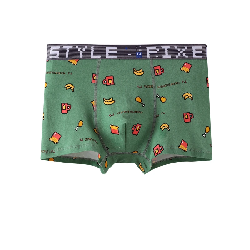 Exclusive cotton underwear men's printed character tide breathable antibacterial in the men's underwear does cotton shorts