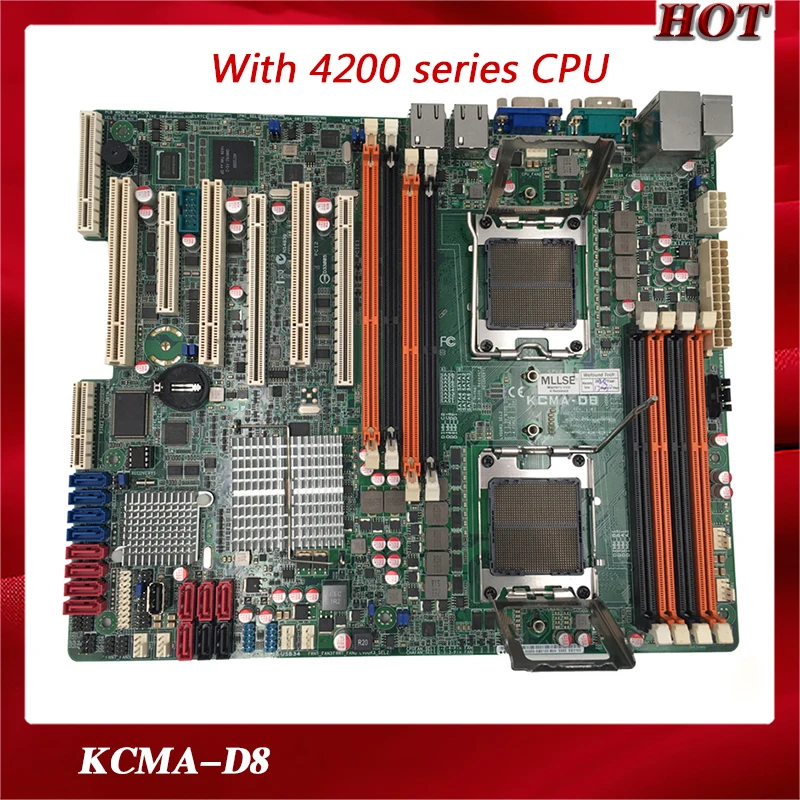 

Original Server Motherboard For ASUS For KCMA-D8 Socket C32 With 4200 Series CPU Test Before Shipment