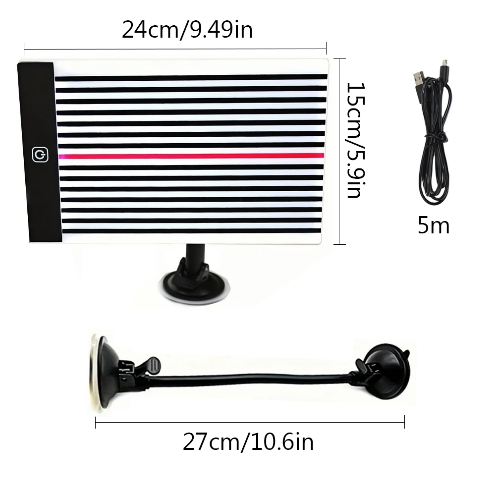 Светодиодный отражатель линия доски светильник с USB-линией освещение вмятин на