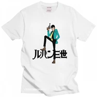 lupin the third t shirt vintage mens designer tshirt manga arsene lupin iii tee tops loose fit clothes graphic shirt