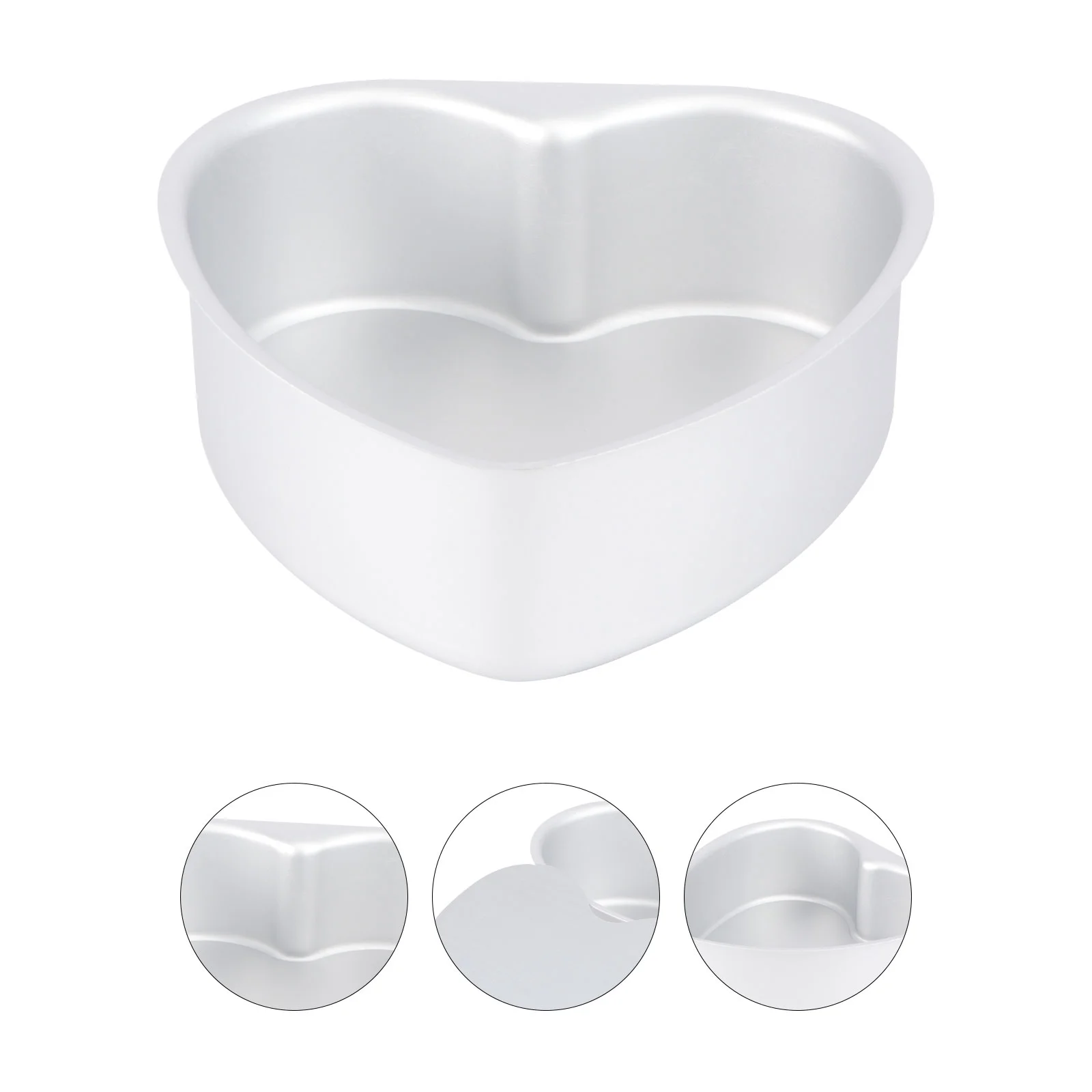 

Cake Pan Heart Baking Tin Tray Wedding Bread Chocolate Metal Tins Shaped Inch Cheesecake Bakeware Aluminum Pansmould Love