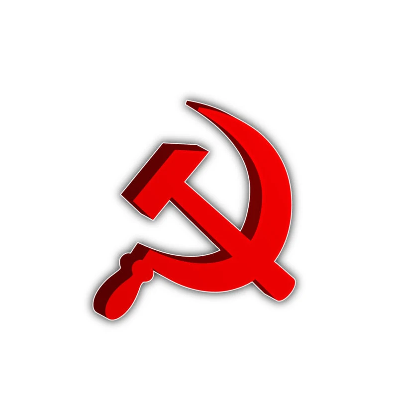 

10.2CM*11CM Creative Funny Soviet Symbol Russia Decal Car Sticker Decal