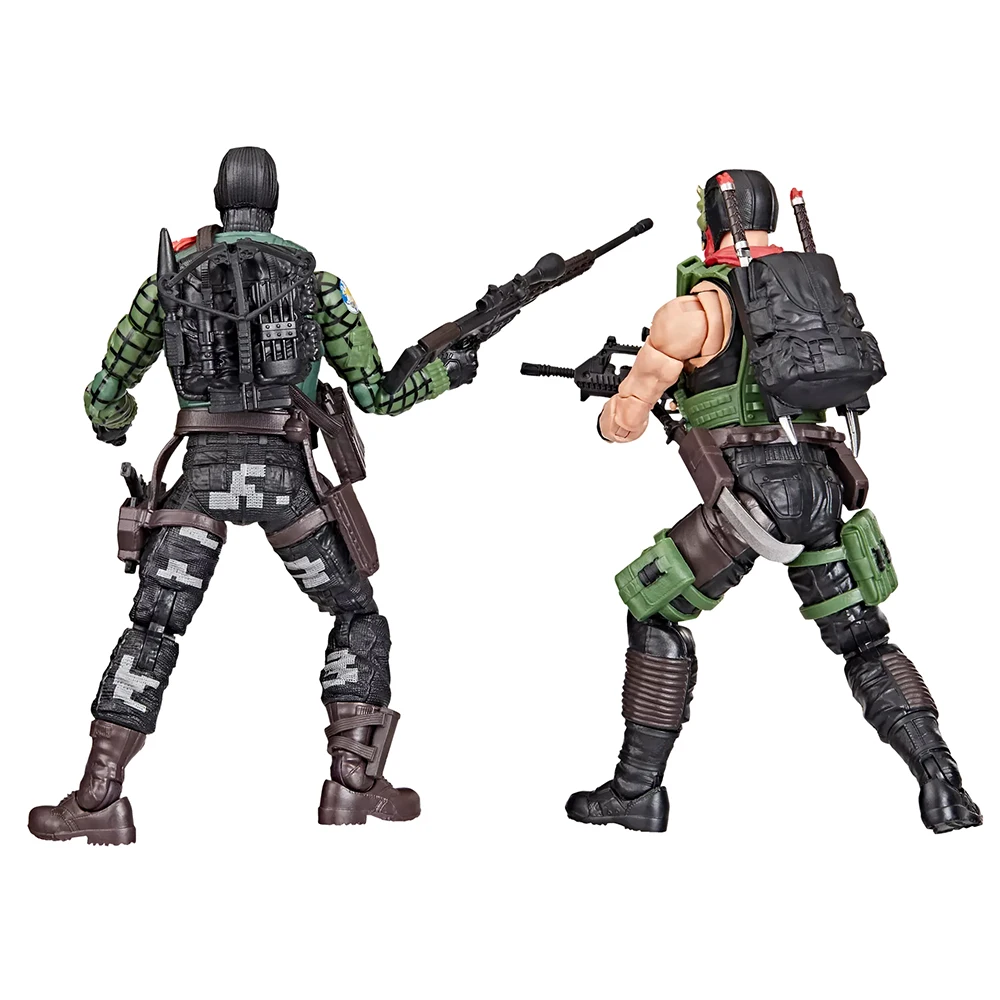 Фото [Специальное предложение] Hasbro G.I. Серия Джо Классифайд # 164, Набор из 2 фигурок Night Force Beach Head & Quick Kick, модель игрушечной фигурки №5