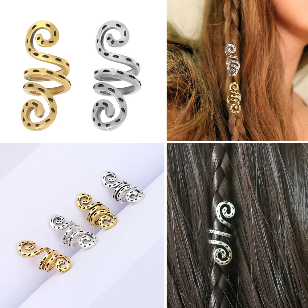 

Unisex Metal Jewelry Braid Dreadlock Clips Hair Tube Hair Beads Wig Beads
