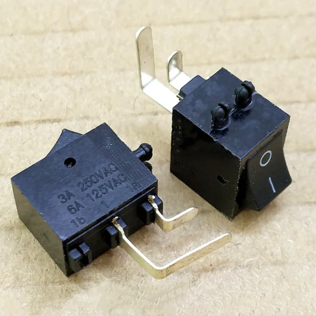 Оригинальная Новинка, 100% изгиб, боковая вставка, фотоэлемент, боковой пресс, Маленький Выключатель питания, 2 контакта, 2 зубчатых переключателя, медная ножка