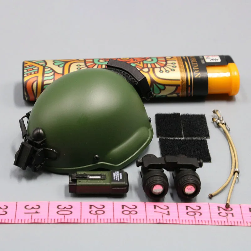 

1/6 Scale Special Forces Soldier Sfod-d Helmet&Night Vision Model 12 Inch Movable Doll Accessories Collection Display Toys