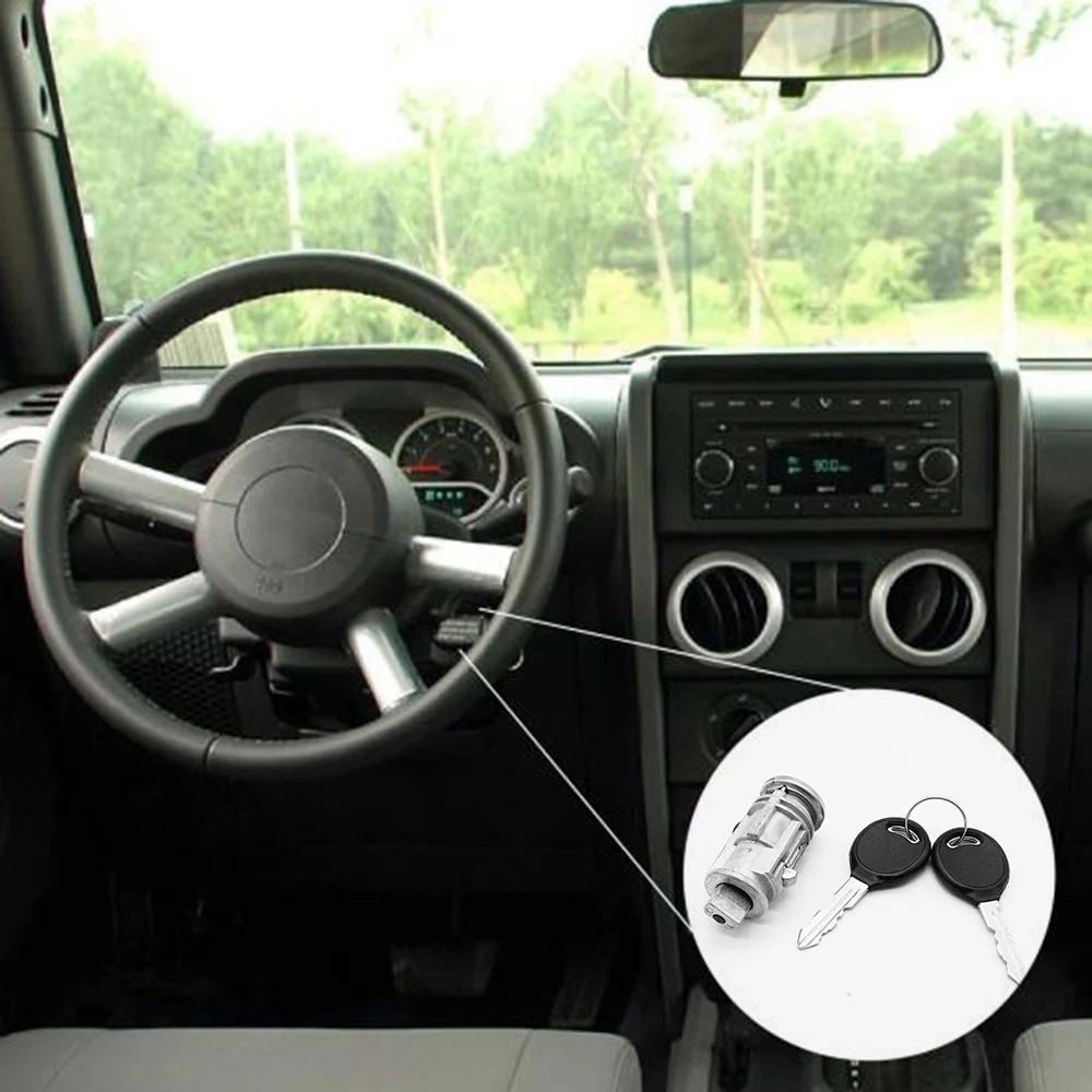 

Замок зажигания с ключами для Chrysler Voyager Dodge Jeep Cherokee Plymouth 5003843AB 5003843AA