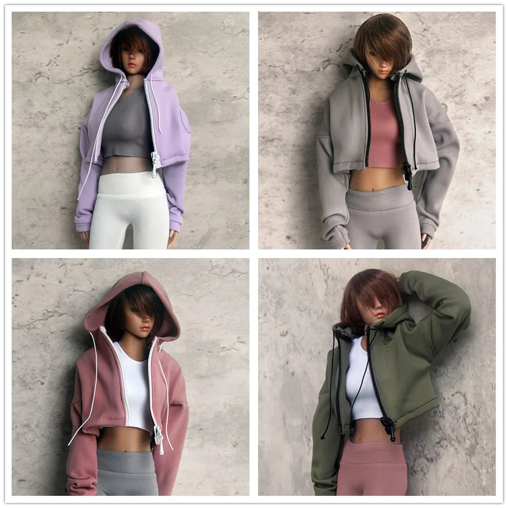 

HotPlus HP069 1/6 Female Solider Yoga Jacket Clothes Model Accessories Fit 12" Action Figure Body