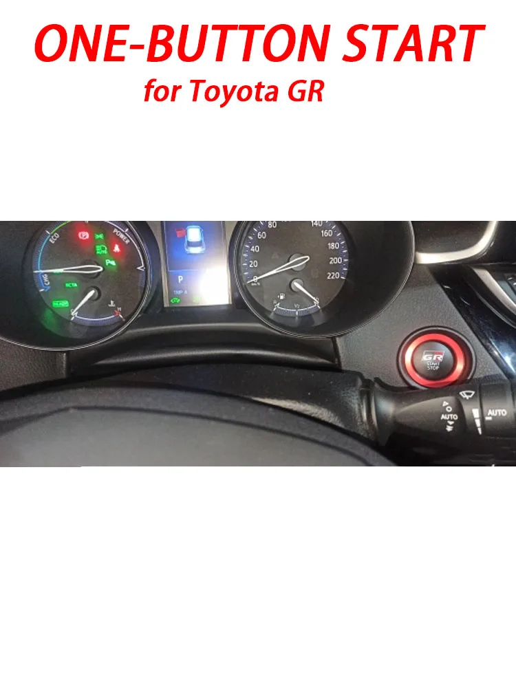 1 шт. для Toyota GR GAZOO RACING Sport C-HR RAV4 кнопка запуска двигателя автомобиля сменная крышка