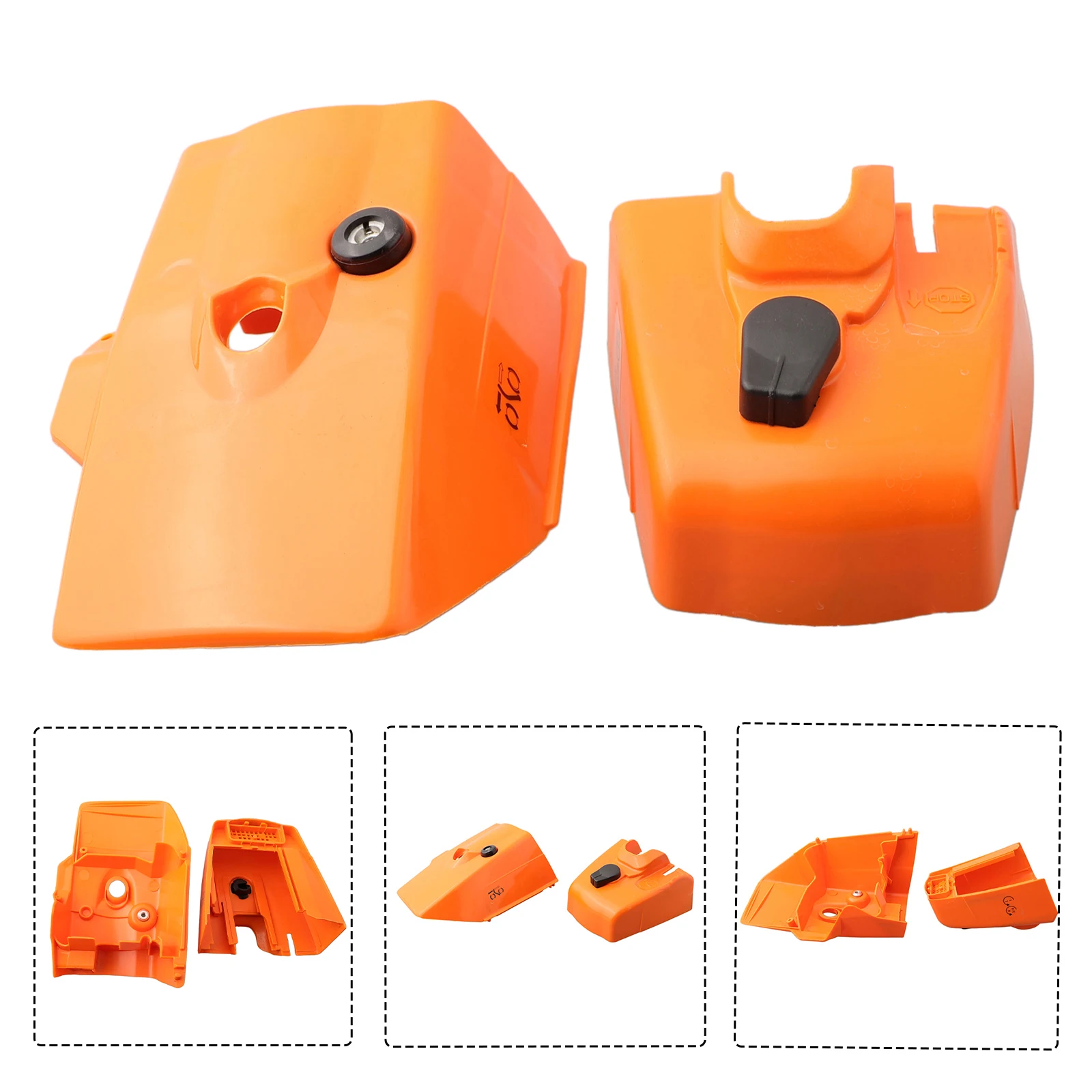 Complete Aftermarket Shroud Carburetor Air Filter With Cover for Chainsaw 026 M 60 MS 260 240 Easy to Operate and Install