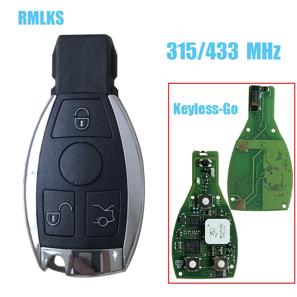 KeylessGo FBS3 CGDI CG MB BGA ключ без ключа Go 315/433 МГц одна кнопка запуска для BENZ W204 W207 W212 W164 W166