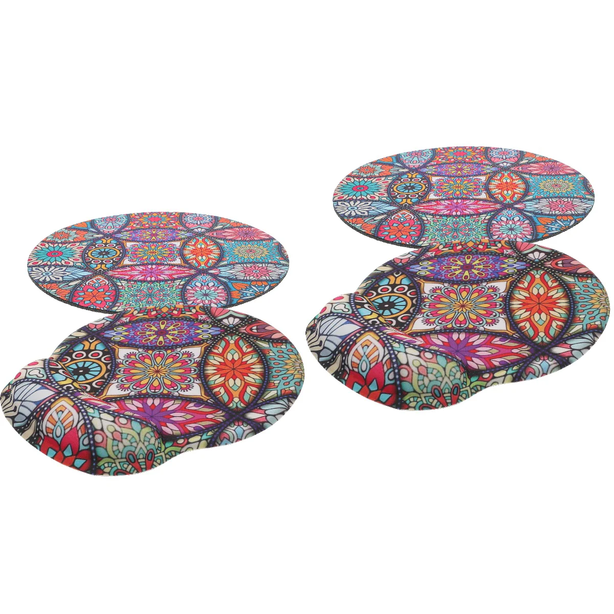 

4 pcs Portable Compact Wrist Rest Mousepad Computer Mousepad Wrist Support Mousepad Office Mousepad