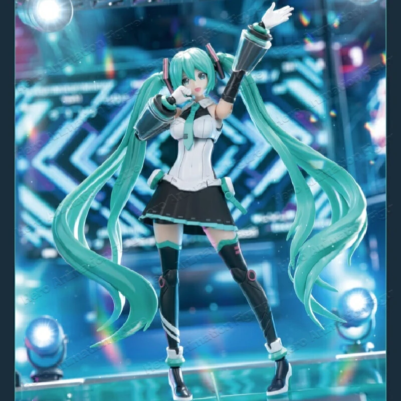 Фото В наличии: Набор пластиковых моделей SOSKILL Hatsune Miku Sings for The Future с изменяющим цвет сценическим светом и бонусными коллекционными элементами №4
