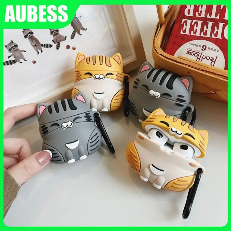 

Earphone Cover 3d Cartoon 1pcs Protective Case Portable Cute For Airpods Series Earphone Case Wireless Case Soft